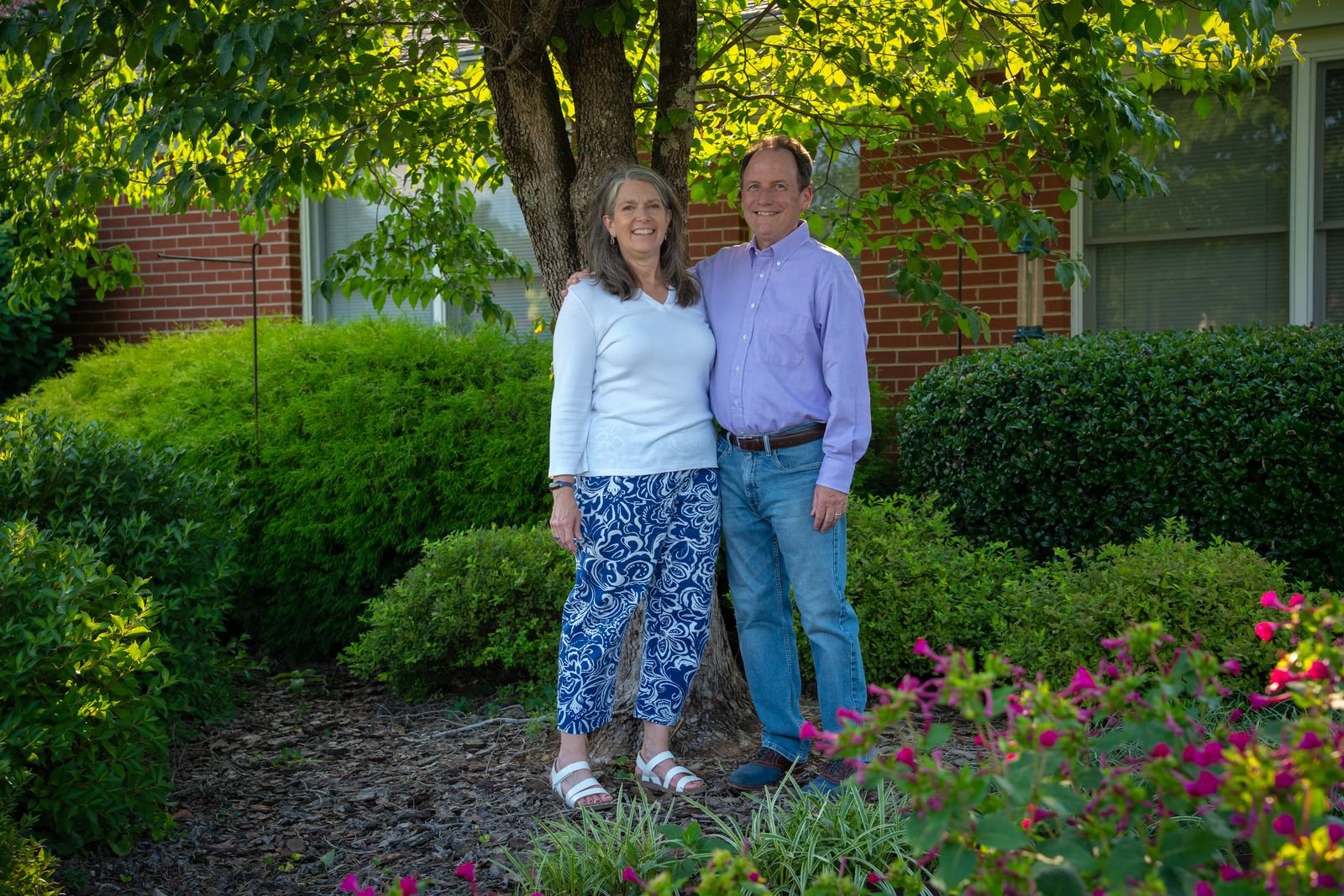 Chris Parker and his wife, Heather